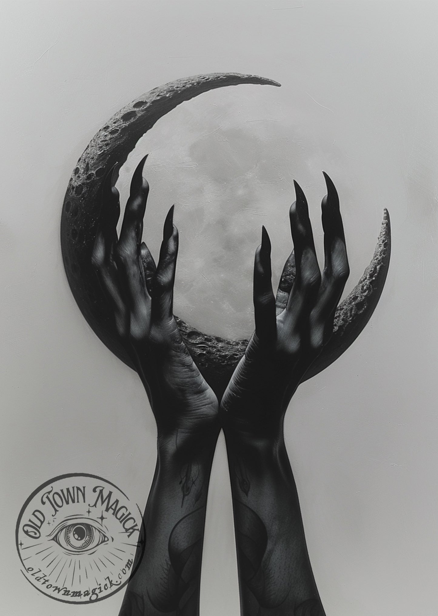Crescent Moon 1 Esoteric Occult Wall Art Print
