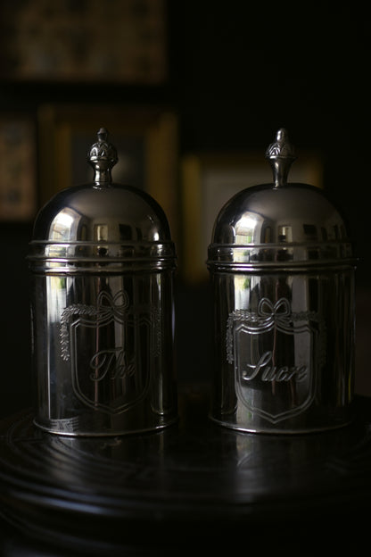 Vintage Tea & Sugar Caddies