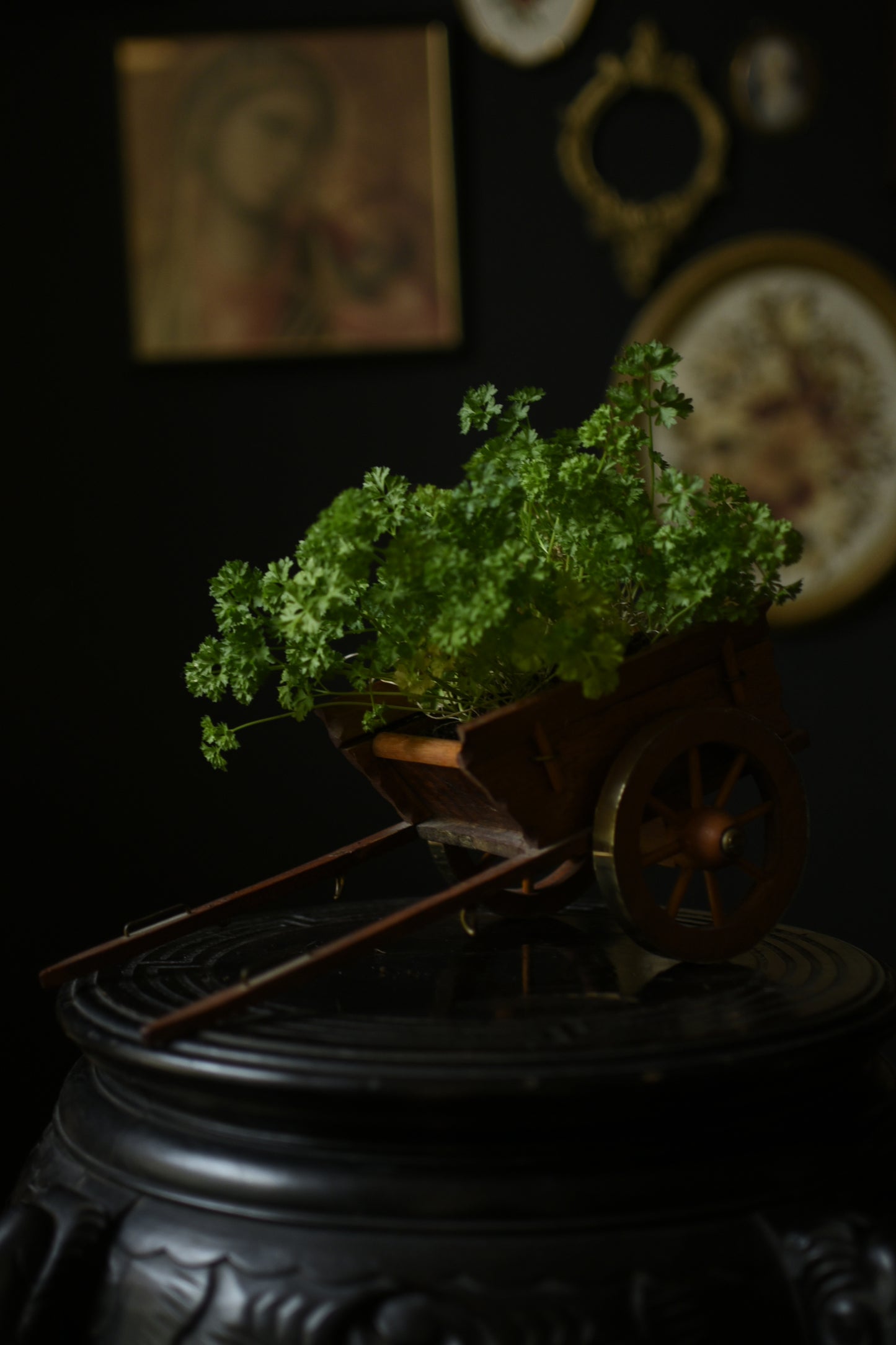 Vintage Wheel Barrow Ornament