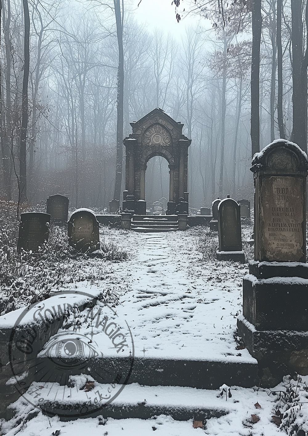 Graveyard In The Snow