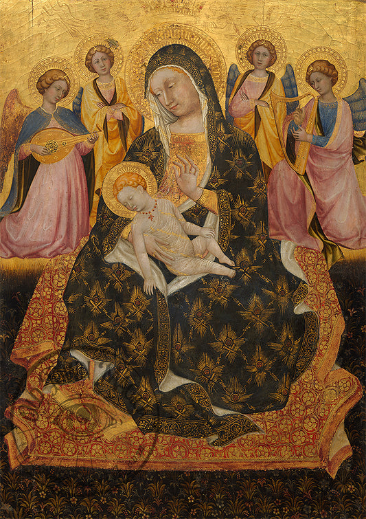 Madonna And Child With Angels