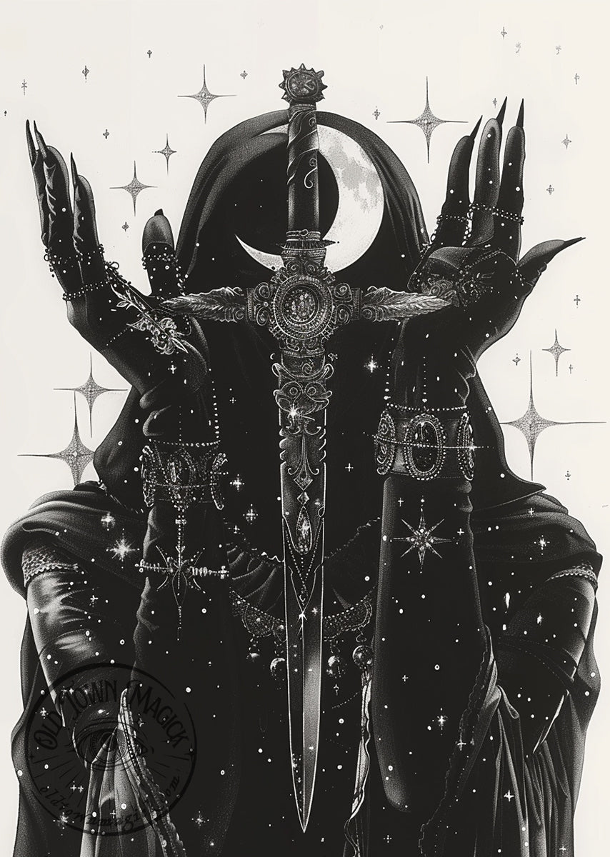 Mysic Dagger 2 Occult Wall Art Print
