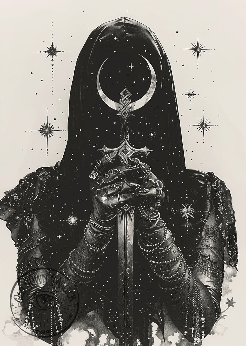 Mystic Dagger 3 Occult Wall Art Print