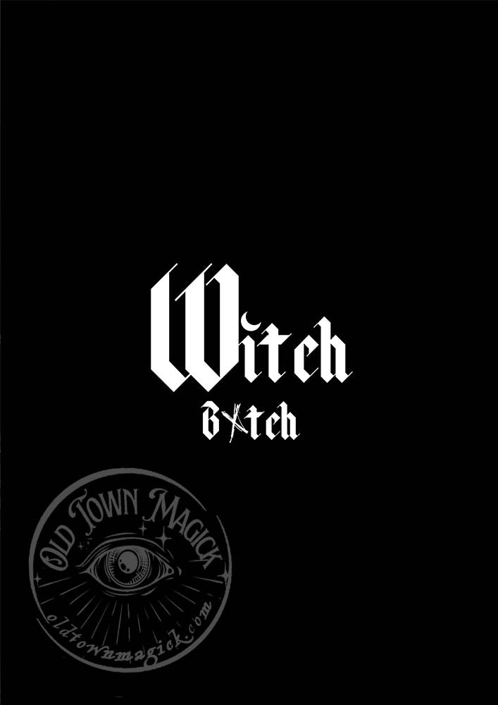 Witch B*tch Typographic Esoteric Wall Art Print