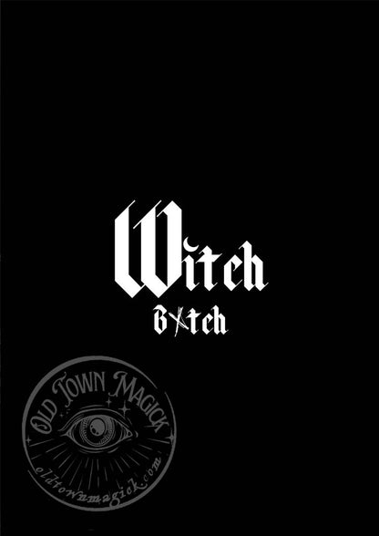 Witch B*tch Typographic Esoteric Wall Art Print