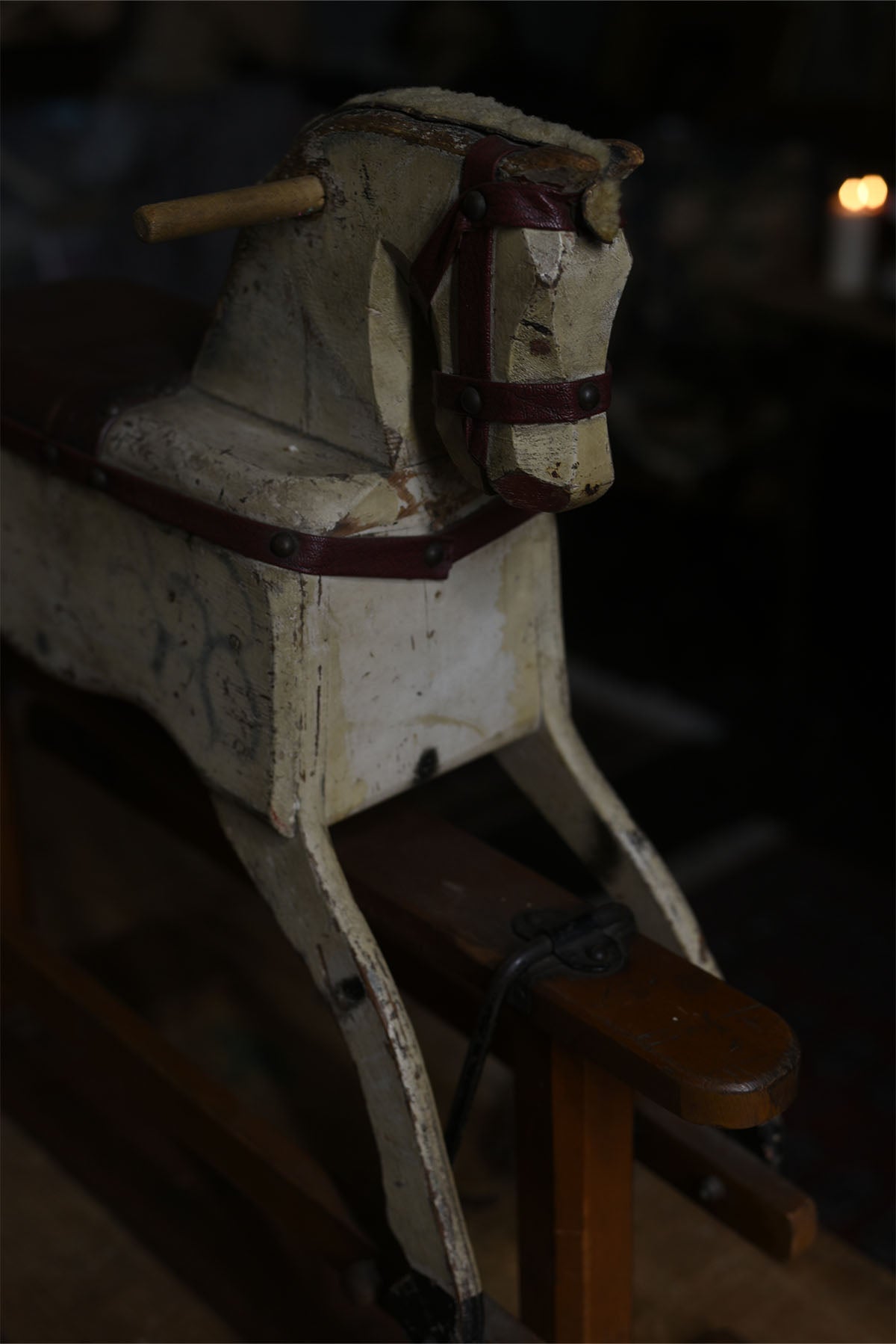 Charming Wooden Rocking Horse