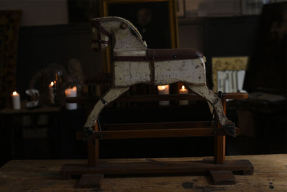 Charming Wooden Rocking Horse