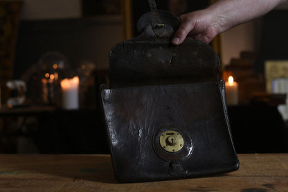 Victorian Era Leather Dispatch Case from Heigham Hall