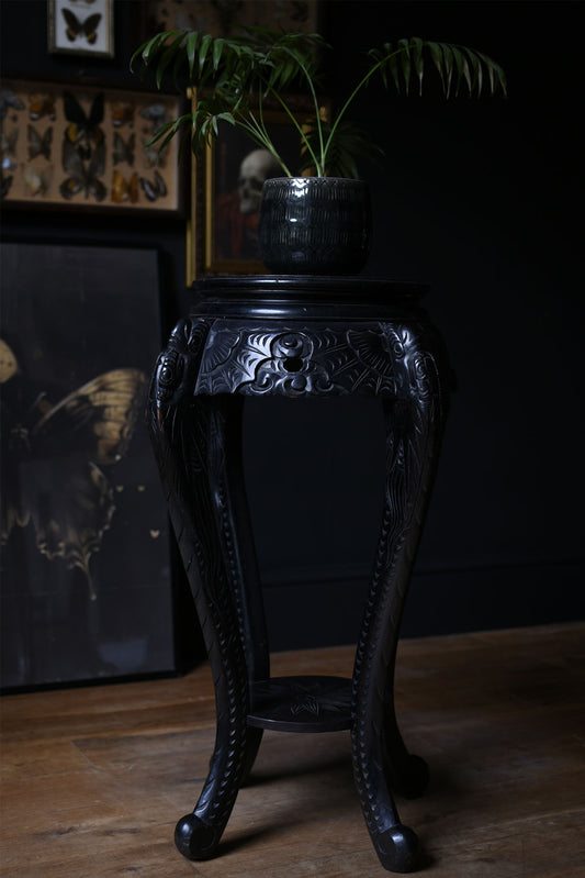 Early 20th Century Chinese Lacquered Jardinière Stand