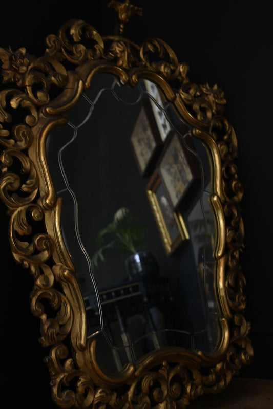 Antique Spanish Cornucopia Mirror