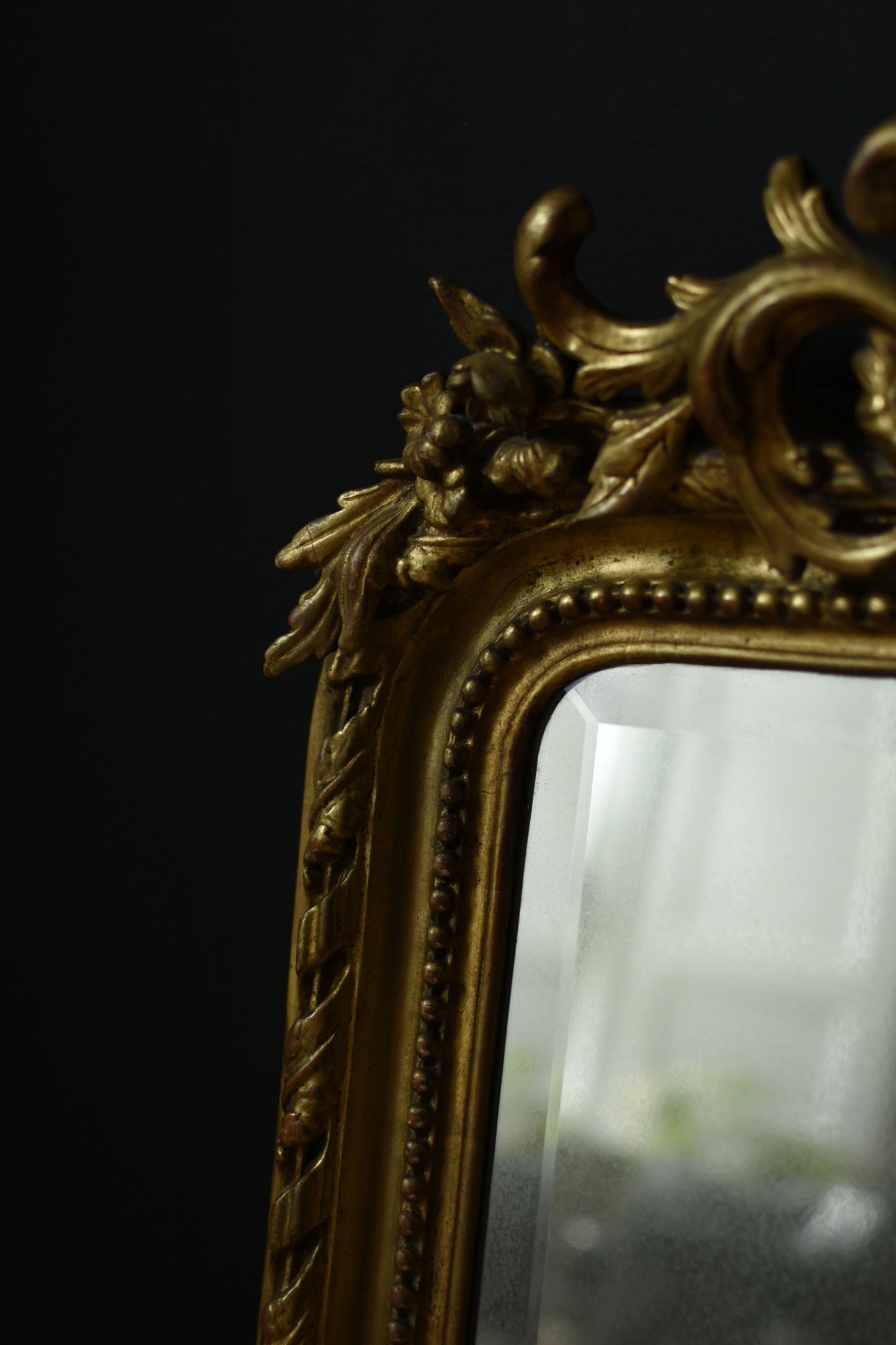 Antique Mirror, Giltwood Baroque