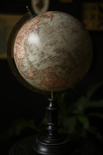 Small Dark Academia Style Table Globe