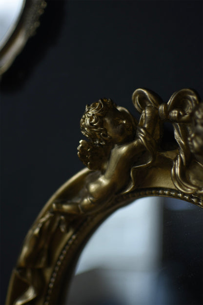 Gold Style Cherub Mirror