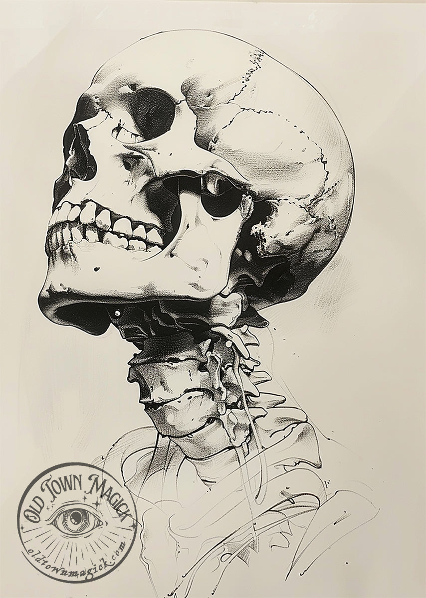 Skull Study 2 Wall Art Print