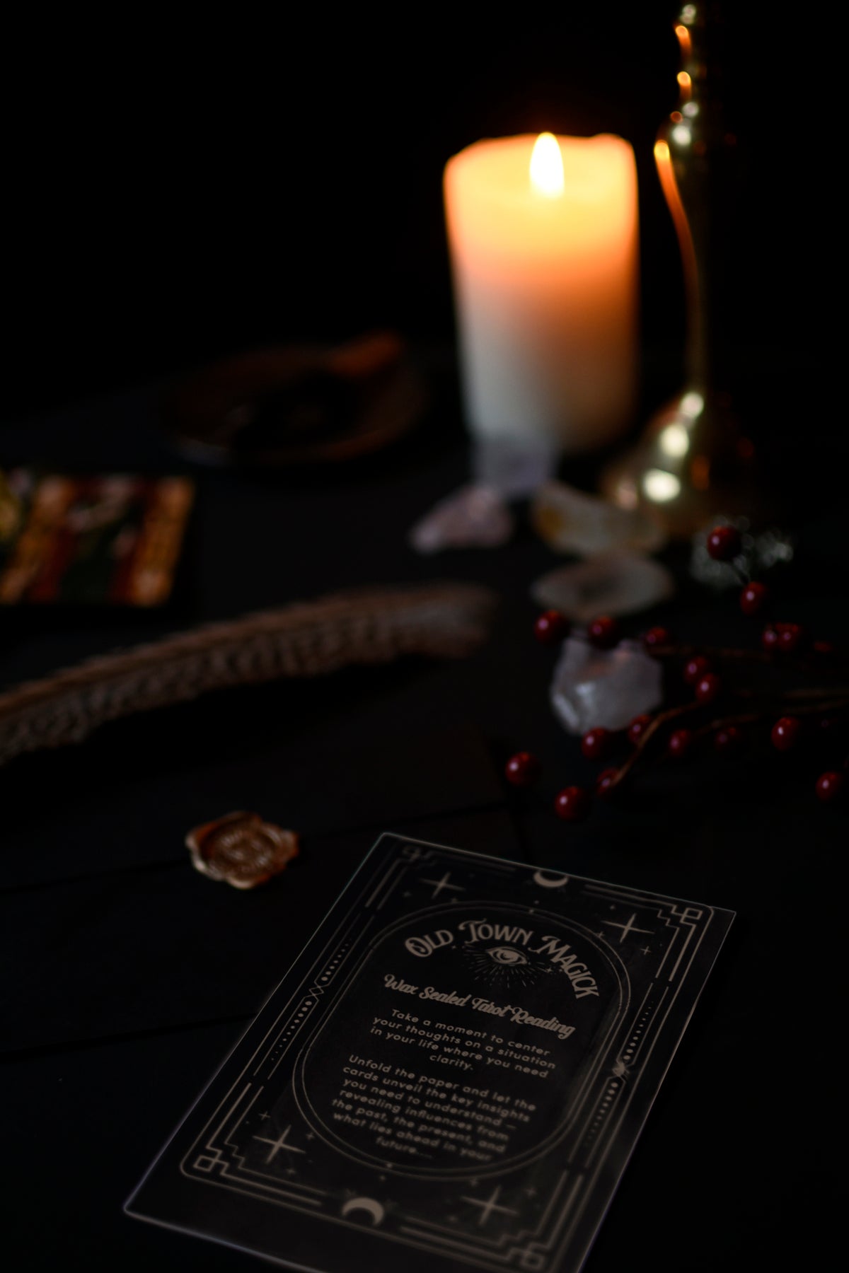 Wax-sealed Tarot Reading