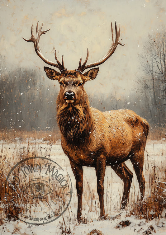 Winter Stag