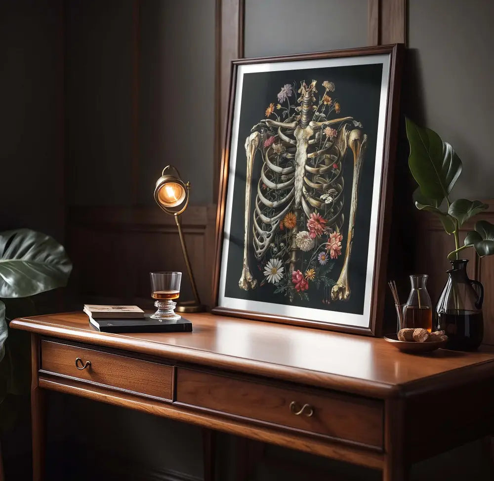 Between Two Lungs Occult Esoteric Wall Art Print