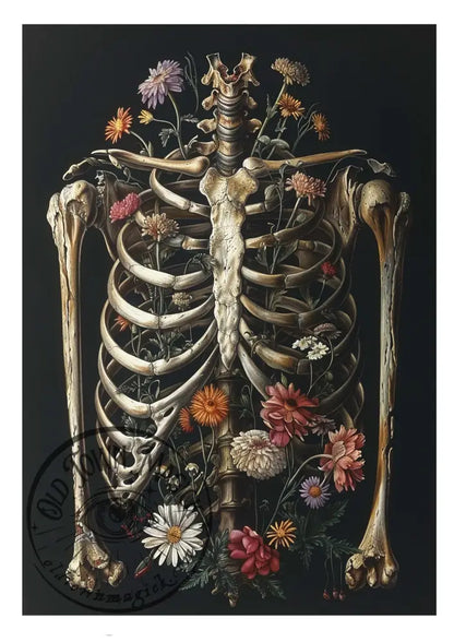 Between Two Lungs Occult Esoteric Wall Art Print